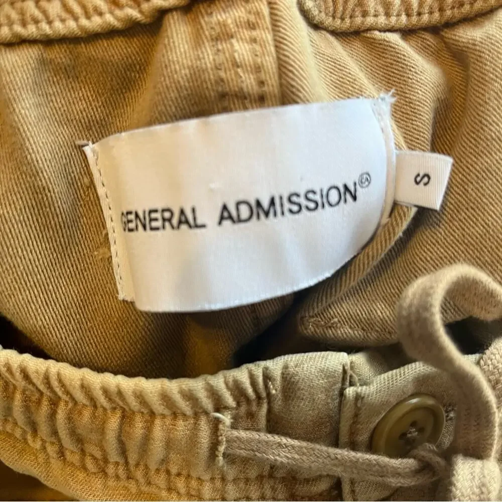 General Admission Men's Drawstring Waist trouser Pants Size Small